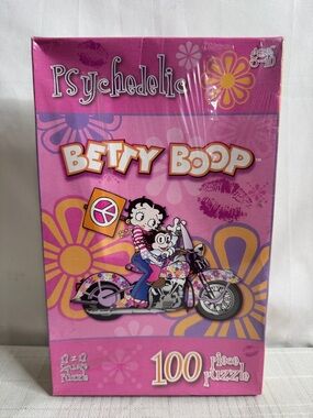 Betty Boop Psychedelic 100 Piece Puzzle Precious Kids 2006 VINTAGE NEW RARE